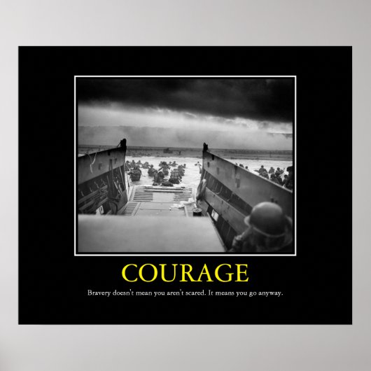 Courage — D Day Print (Voorkant)