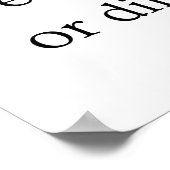Courage Definition - Sterkte om in gevaar te komen Poster (Hoek)