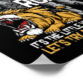 Courage Doesnt Altijd Roar Parkinsons Disease Poster (Hoek)