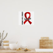 Courage Faith Hope 5 AIDS Poster (Keuken)