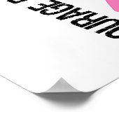 Courage Faith Hope 5 Breast Cancer Poster (Hoek)