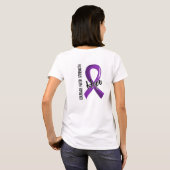 Courage Faith Hope 5 Epilepsy T-shirt (Achterkant volledig)