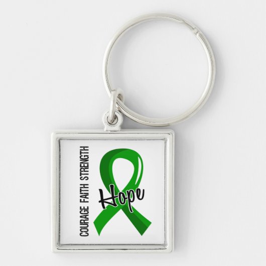 Courage Faith Hope 5 Organ Donation Sleutelhanger (Voorkant)