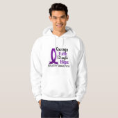 Courage Faith Strength Hope Epilepsy Hoodie (Voorkant volledig)