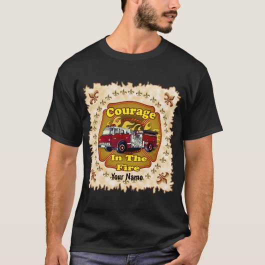 Courage Firetruck T-shirt (Voorkant)