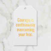 Courage Folie Gift Label (Voorkant)