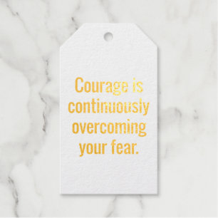 Courage Folie Gift Label