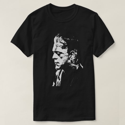 Courage Good Frankenstein Horror Retro T-shirt (Design voorkant)