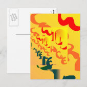 Courage Graffiti Briefkaart (Voorkant / Achterkant)