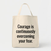 Courage Grocery Canvas tas (Voorkant)