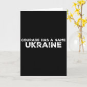 Courage heeft een naam Oekraïne  Kaart (Gele Bloem)