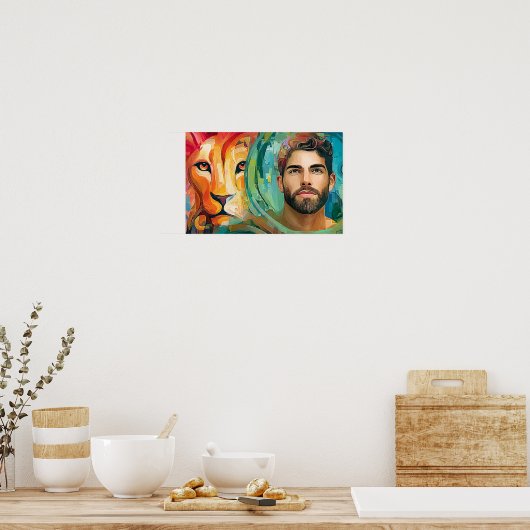 Courage in the Lions’ Den Poster (Keuken)