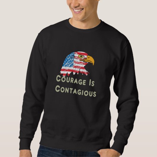 Courage is besmettelijk trui (Voorkant)