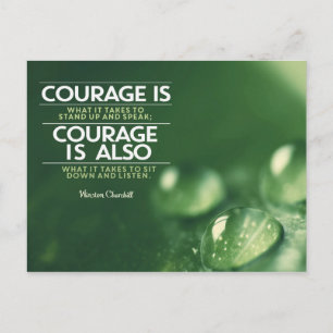 Courage is wat het kost briefkaart
