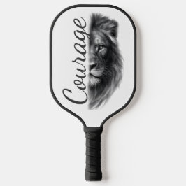 Courage Leeuw Artistiek Minimaal- Pickleball Paddle