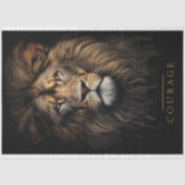 Courage Leeuw Portret Tissuepapier (Voorkant)
