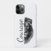Courage Lion Artistic Minimal- Case-Mate iPhone Case (Achterkant)