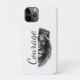 Courage Lion Artistic Minimal- Case-Mate iPhone Case