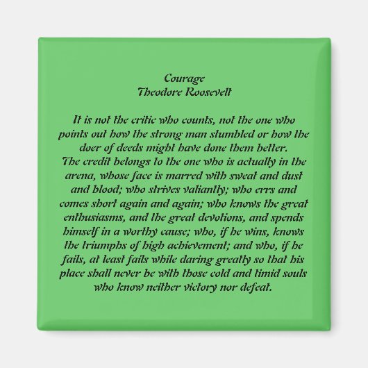 Courage Magneet (Voorkant)