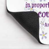 Courage Nin Quote Muismat (Hoek)