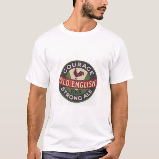 Courage Old English Ale T Shirt (Voorkant)