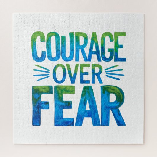 Courage over fear legpuzzel (Verticaal)