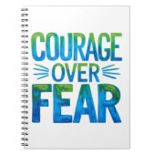 Courage over fear notitieboek (Voorkant)