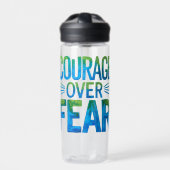 Courage over fear waterfles (Voorkant)