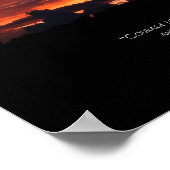 Courage, Patiënt, Rest_Black Border Poster (Hoek)