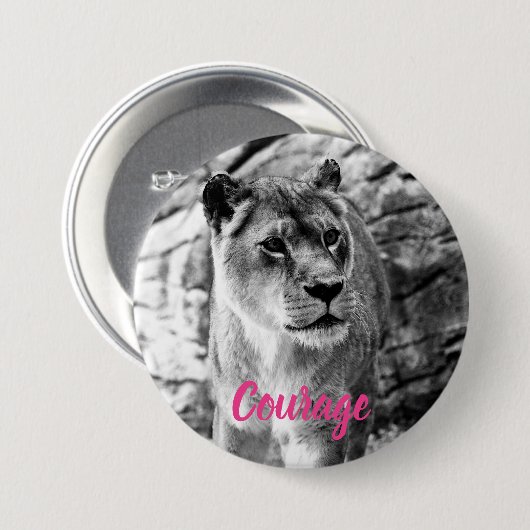 Courage - Pin Ronde Button 7,6 Cm (Voorkant /achterkant)