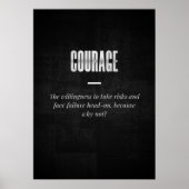 Courage Poster (Voorkant)