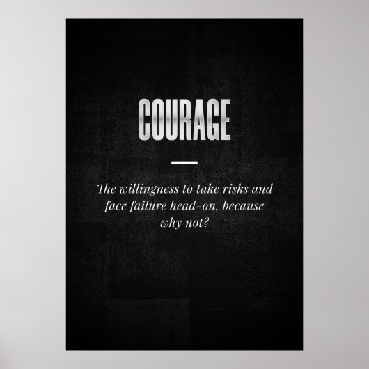 Courage Poster (Voorkant)