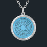 Courage quote ketting<br><div class="desc">Moedig citaat in een leuk spiraalvormig ketting.</div>