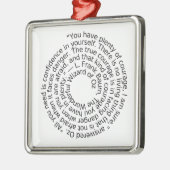 Courage Quote ornament (Links)
