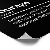 Courage Quote Poster (Hoek)