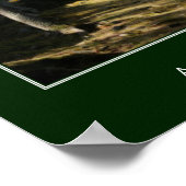 Courage Quote Woodland Path Inspirerend Poster (Hoek)