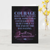 Courage rijdt niet altijd kaart (Gele Bloem)