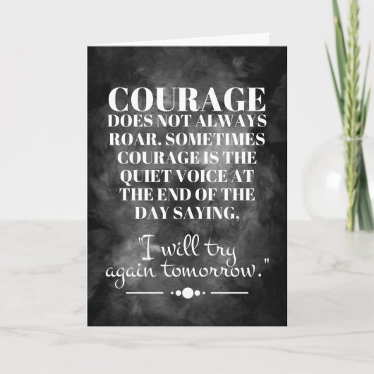 Courage rijdt niet altijd kaart (Voorkant)