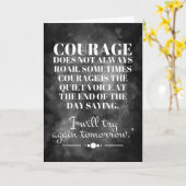 Courage rijdt niet altijd kaart (Gele Bloem)