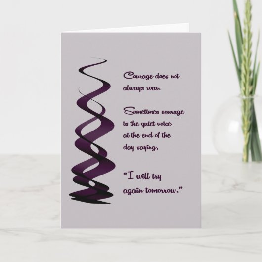 Courage rijdt niet altijd kaart (Voorkant)