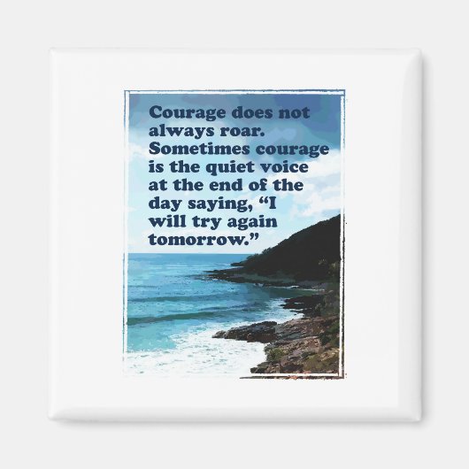 Courage rijdt niet altijd magneet (Voorkant)