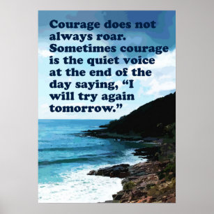Courage rijdt niet altijd Poster
