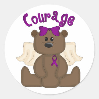 Courage Ronde Sticker