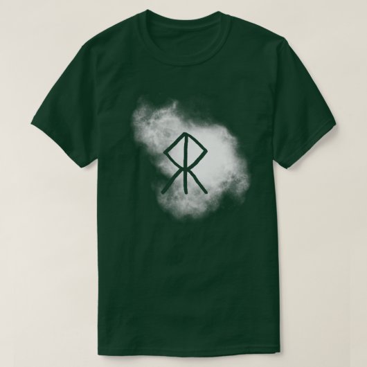 Courage Rune viking T-shirt (Design voorkant)