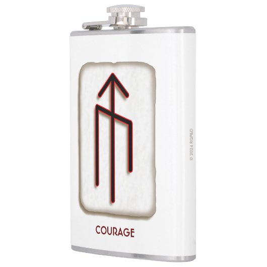 Courage Runic Bindrune Heupfles (Links)