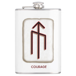 Courage Runic Bindrune Heupfles