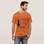 Courage Saddle Up Horse Cowboy  T-shirt (Voorkant volledig)
