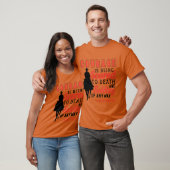 Courage Saddle Up Horse Cowboy  T-shirt (Unisex)