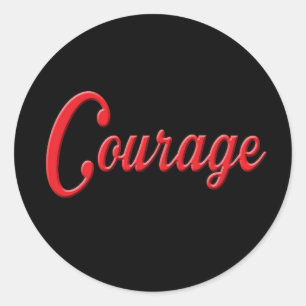 Courage Sticker - Set van 20