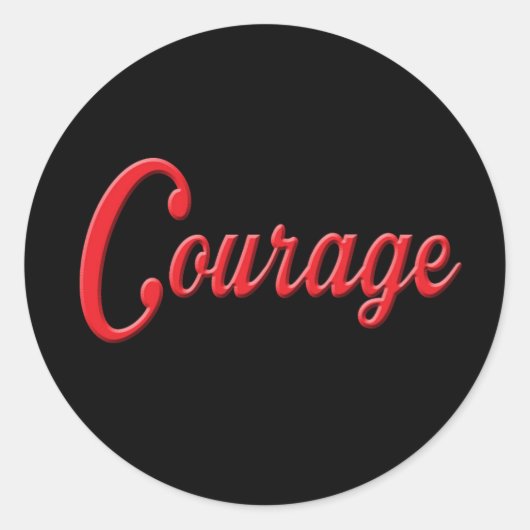 Courage Sticker - Set van 20 (Voorkant)